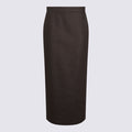 Max Mara Buttoned Maxi Skirt