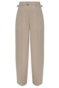 AMI High-Waist Pleated Pants