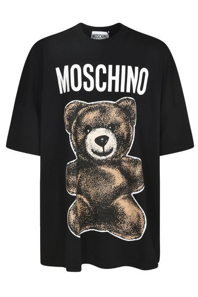 Moschino Teddy Bear-Printed Crewneck T-Shirt