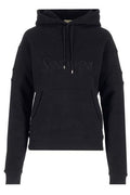 Saint Laurent Logo Detailed Drawstring Hoodie