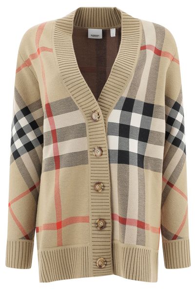 Burberry Vintage Checked Knitted Cardigan