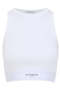 Givenchy Logo Detailed Cropped Tank Top