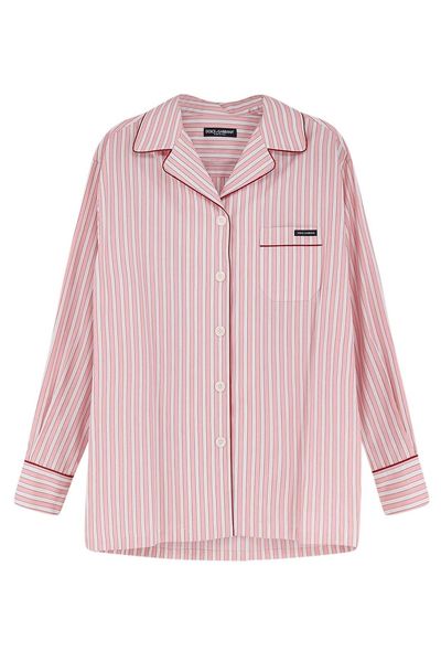 Dolce & Gabbana Striped Bowling Shirt