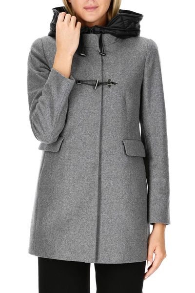 Fay Toggle Hooded Coat