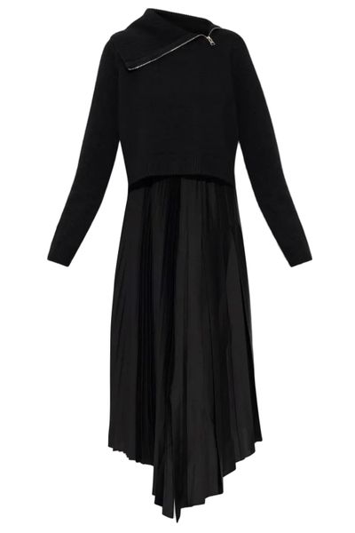Allsaints Jax Two-Piece Pleated Dress