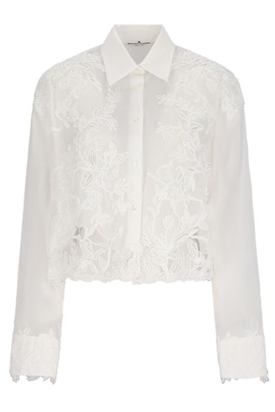 Ermanno Scervino Embroidered Buttoned Shirt