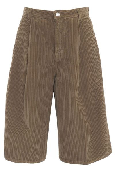 Nine In The Morning Pleated Wide Leg Shorts