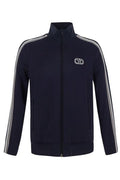 Valentino Logo Embroidered Zip-Up Sweatshirt