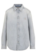 Miu Miu Logo Denim Shirt