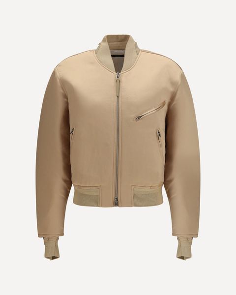 Tom Ford Satin Aviator Bomber Jacket