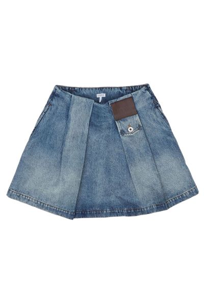 Loewe Mini Denim Skirt