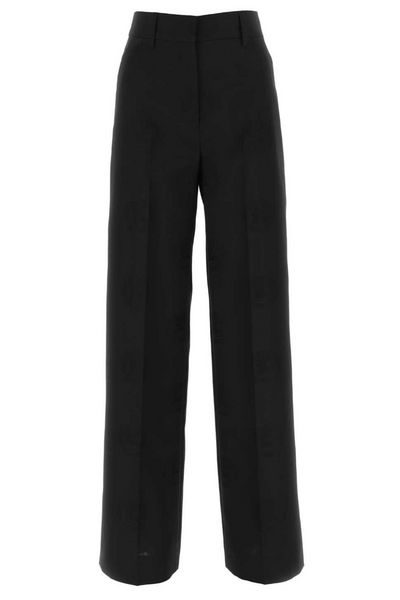 Burberry High-Rise Wide-Leg Trousers