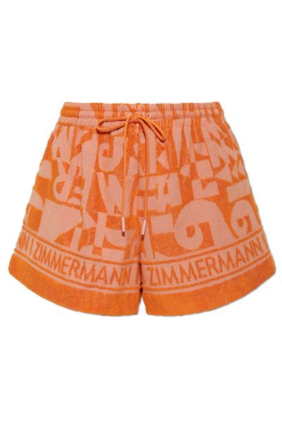 Zimmermann Solstice Terry Beach Shorts