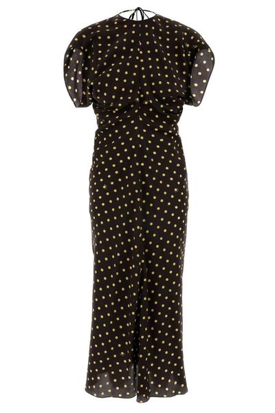 Marni Printed Flared Crepe Dress