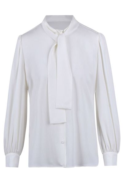 Max Mara Melania Tie Detailed Button-Up Shirt