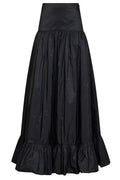 Alina High-Waist Ruffled Maxi Skirt