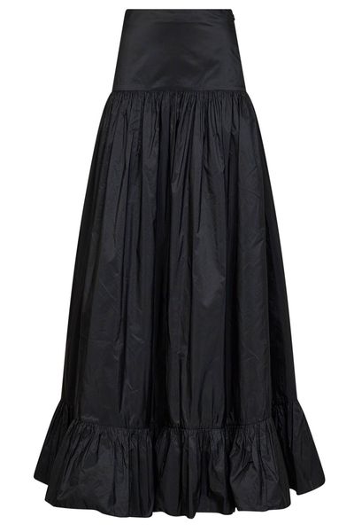 Alina High-Waist Ruffled Maxi Skirt