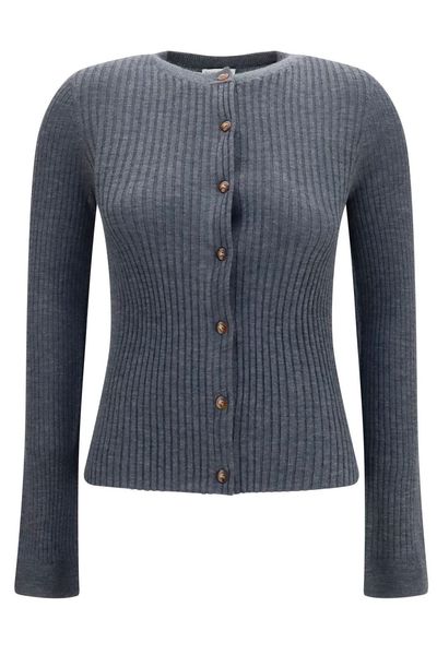 Burberry Ribbed Slim-Fit Cardigan