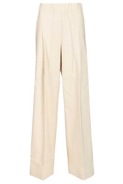 Dries Van Noten Elasticated Waist Pleated Wide Pants
