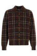 Burberry Checked Button-Up Cardigan