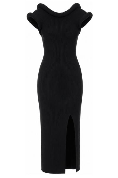 Elisabetta Franchi 3D Detailed Knit Dress