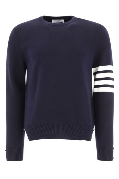 Thom Browne 4-Bar Crewneck Jumper