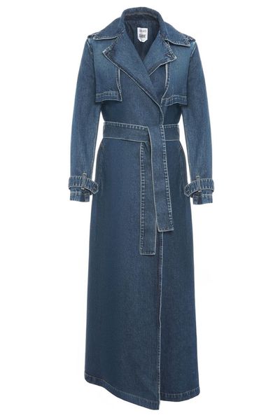 Liu Jo Belted Denim Trench Coat