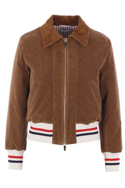 Thom Browne Padded Cropped Corduroy Jacket