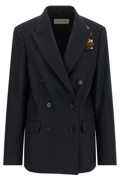 Dries Van Noten Barrysta Embroidered Blazer