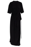 Sportmax Geranio Drawstring Maxi Dress