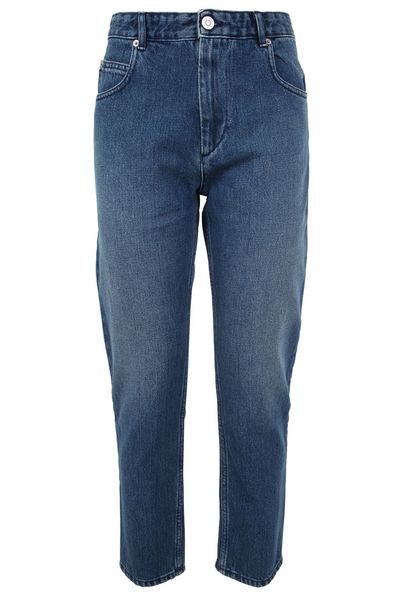 Isabel Marant Étoile Mid-Rise Straight-Leg Jeans