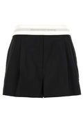 Alexander Wang High-Waist Pleated Shorts