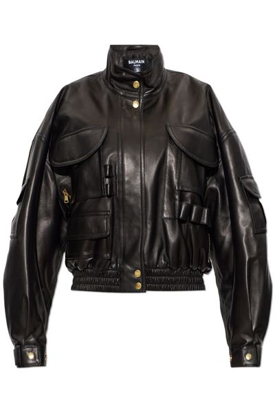 Balmain Zip-Up Bomber Jacket