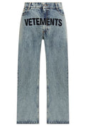 Vetements Logo Wide-Leg Jeans
