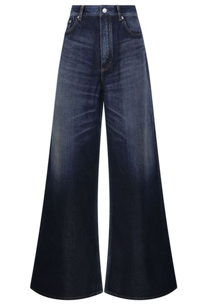 Alaïa Wide-Leg Palazzo Jeans