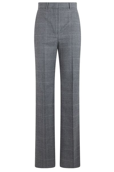 Max Mara Studio Agile Checked Pleated Pants