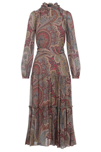 Etro Paisley Printed Midi Dress