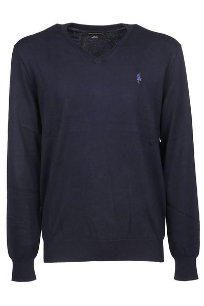 Polo Ralph Lauren Logo Embroidered Knitted Jumper
