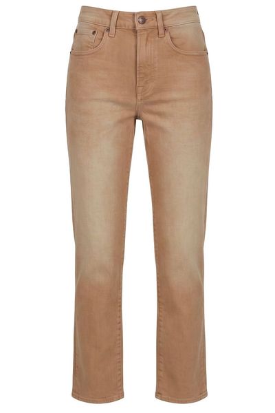 R13 Faded Straight-Leg Jeans