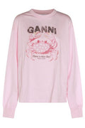 Ganni Graphic Print Sweatshirt