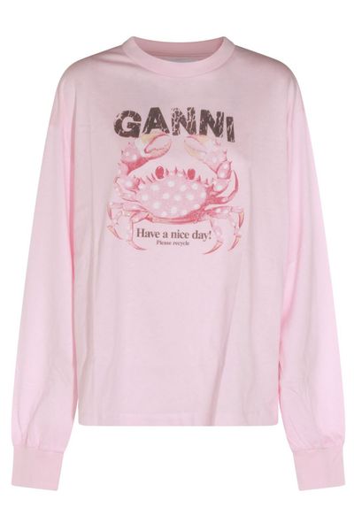 Ganni Graphic Print Sweatshirt