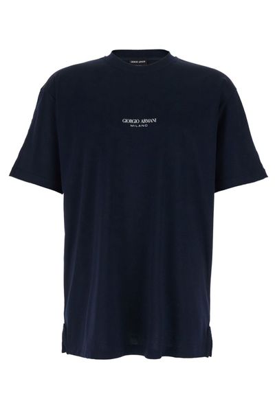 Giorgio Armani Logo Crew Neck T-Shirt