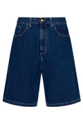 Carhartt WIP Logo Patch Denim Shorts