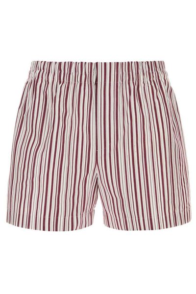 Gucci GG Embroidered Striped Shorts