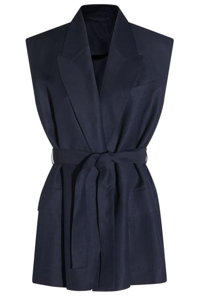 Brunello Cucinelli Belted Sleeveless Top