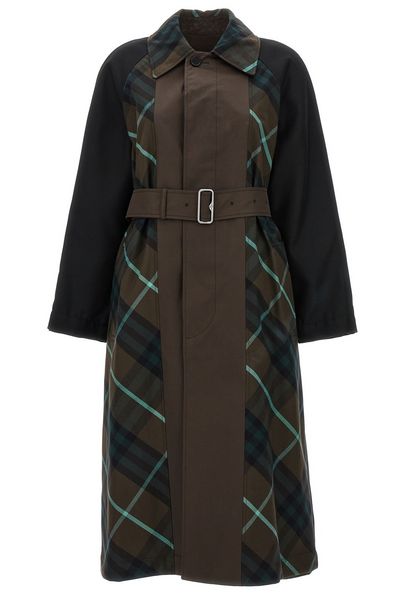 Burberry Bradford Belted-Waist Reversible Trench Coat