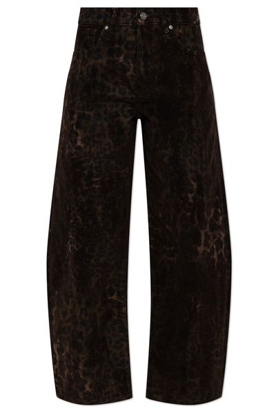 Allsaints Sadie Patterned Straight-Leg Jeans