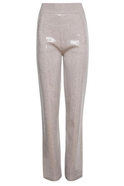 Burberry Sequin High-Waist Trousers