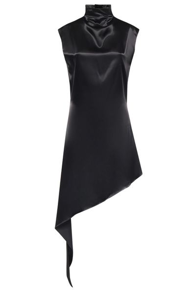Dior Draped High-Neck Dress