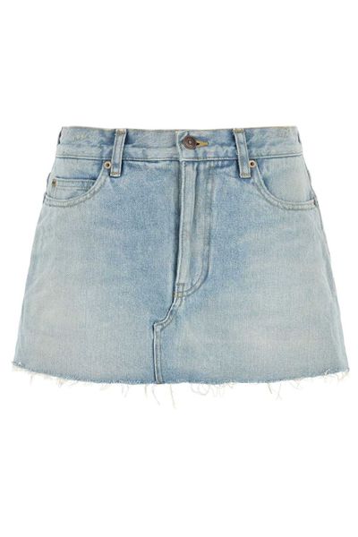 Balenciaga Denim Mini Skort
